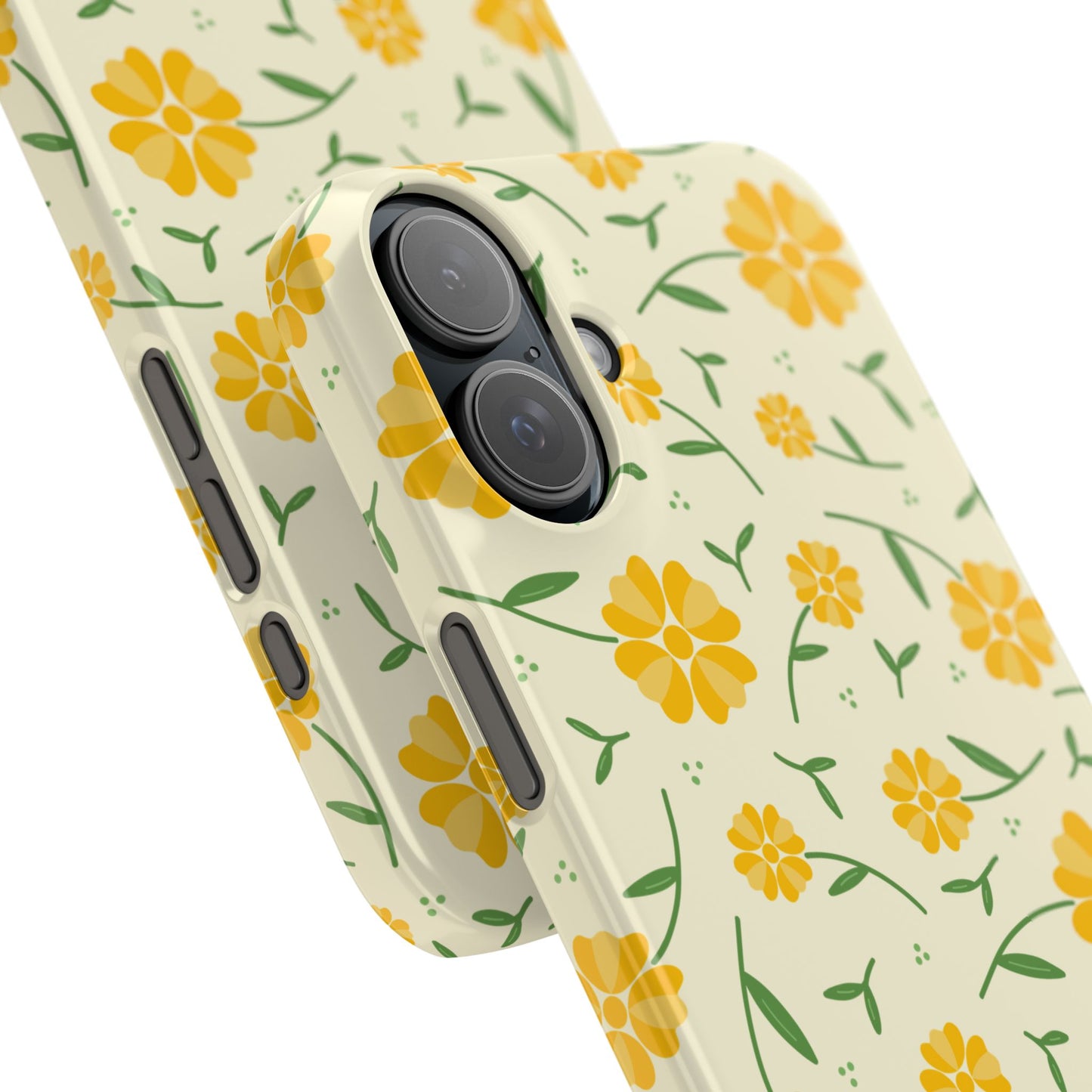 Bright Floral Slim Phone Cases, Summer Accessory, Phone Cover Gifts, Flower Print Cases, Cute Tech Accessories, Nature Lover Gift