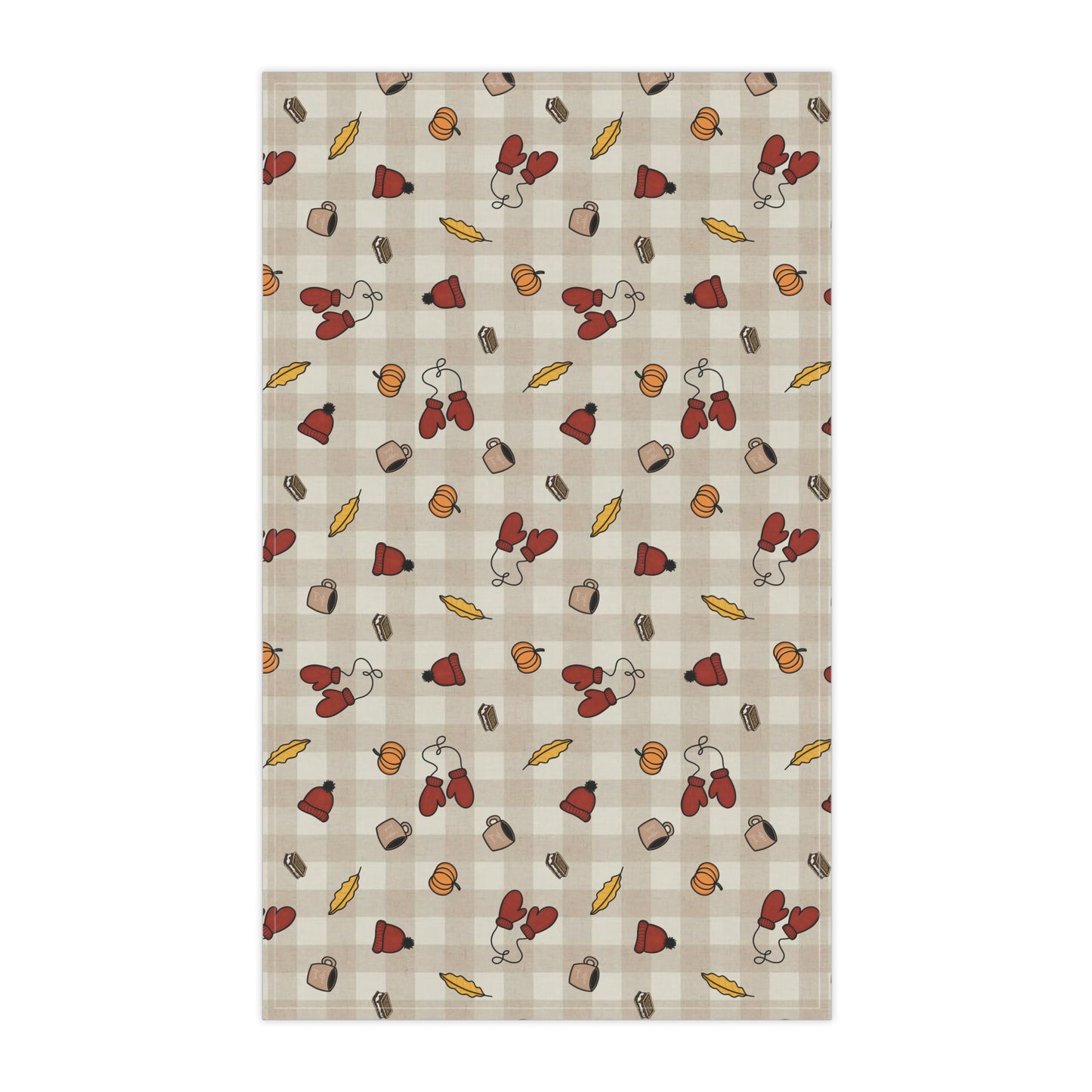 Cozy Autumn Tea Towels, Rustic Kitchen Decor, Fall Cooking Gift, Harvest Season Home Essentials, Farmhouse Style, Holiday Hostess Gift