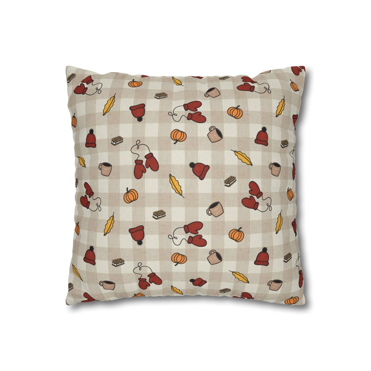 Autumn Acorn Pillowcase for Cozy Home Decor, Fall Cushion Cover, Thanksgiving Gift, Farmhouse Accent Pillow