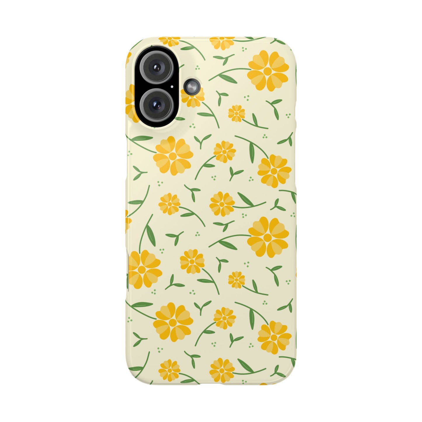 Bright Floral Slim Phone Cases, Summer Accessory, Phone Cover Gifts, Flower Print Cases, Cute Tech Accessories, Nature Lover Gift