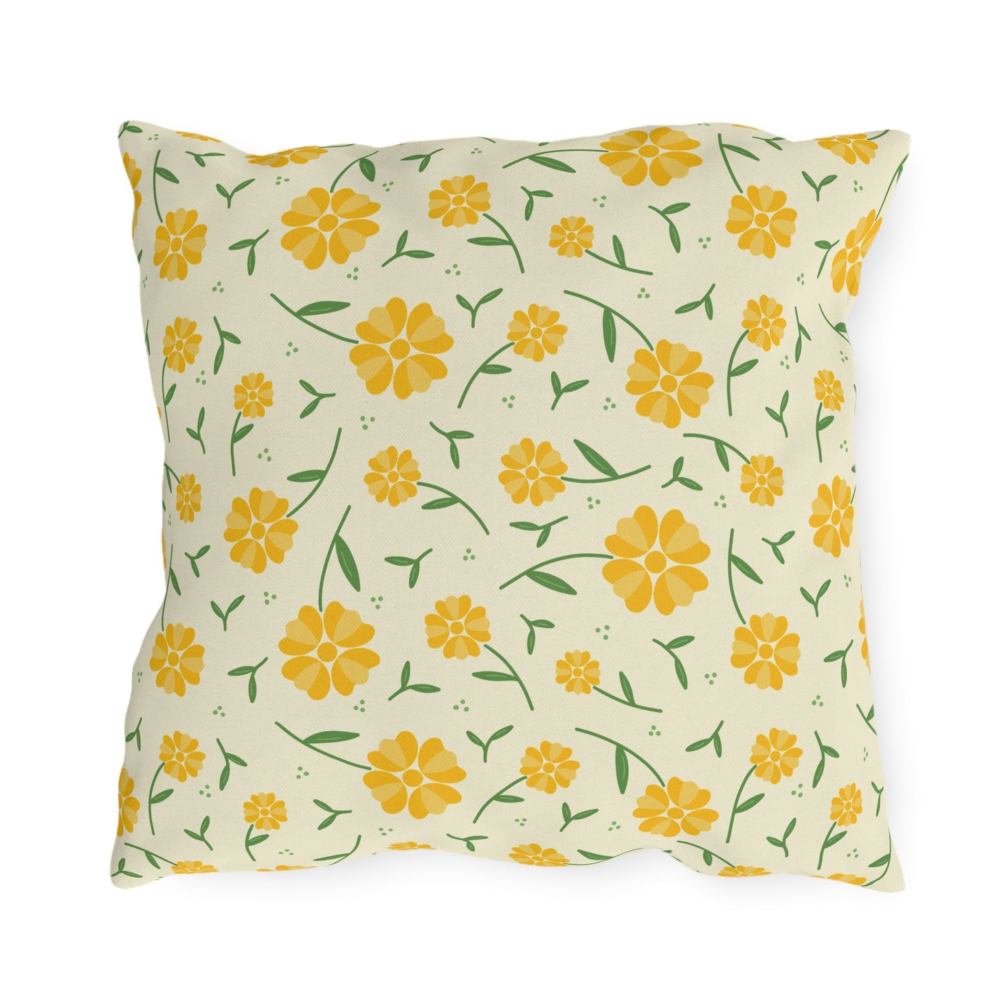 Bright Floral Outdoor Pillow - Garden Decor, Patio Cushion, Summer Vibes, Home Makeover, Gift for Garden Lovers