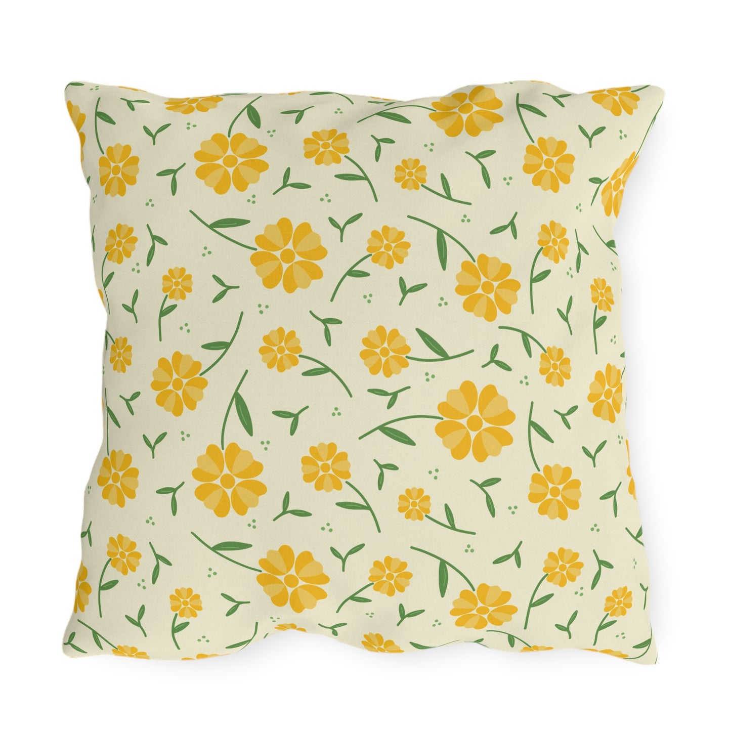 Bright Floral Outdoor Pillow - Garden Decor, Patio Cushion, Summer Vibes, Home Makeover, Gift for Garden Lovers