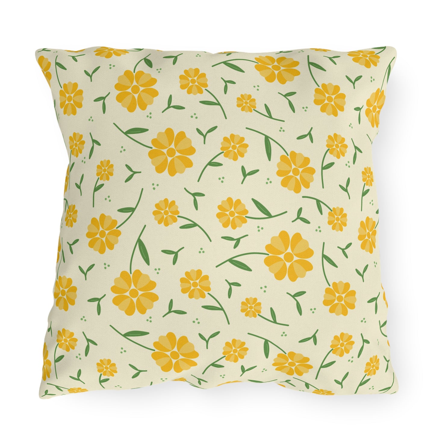 Bright Floral Outdoor Pillow - Garden Decor, Patio Cushion, Summer Vibes, Home Makeover, Gift for Garden Lovers