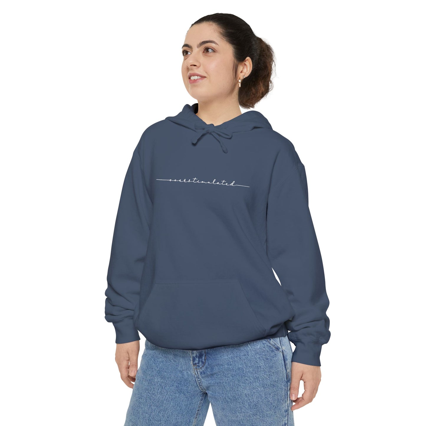 Classic White Hoodie — Garment-Dyed Unisex Pullover