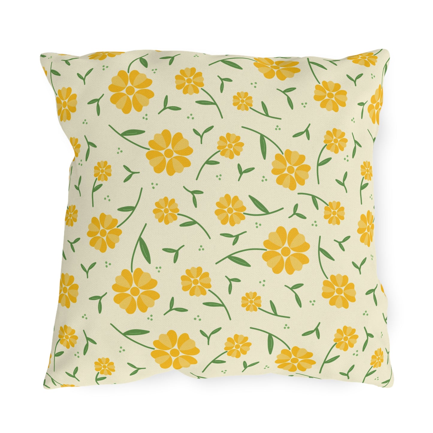 Bright Floral Outdoor Pillow - Garden Decor, Patio Cushion, Summer Vibes, Home Makeover, Gift for Garden Lovers