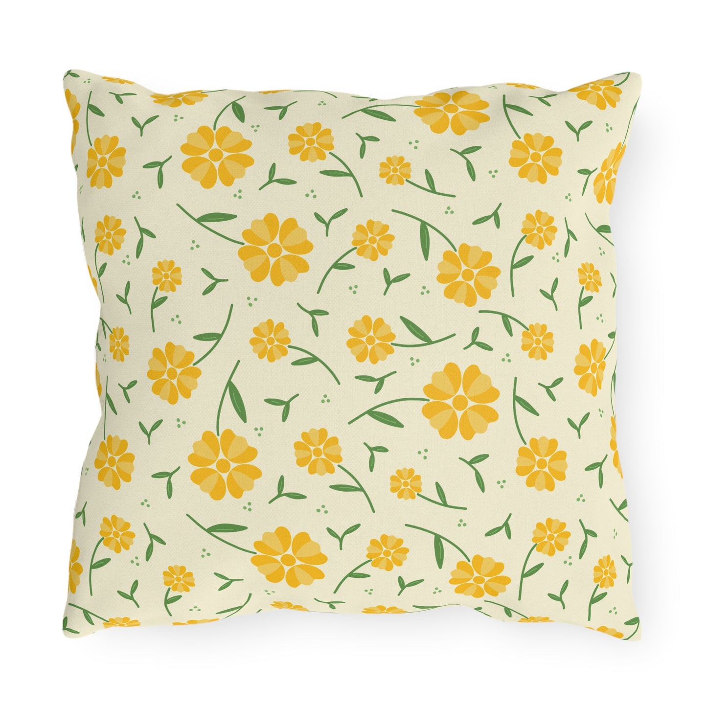 Bright Floral Outdoor Pillow - Garden Decor, Patio Cushion, Summer Vibes, Home Makeover, Gift for Garden Lovers