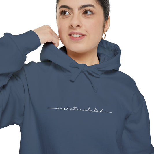 Classic White Hoodie — Garment-Dyed Unisex Pullover