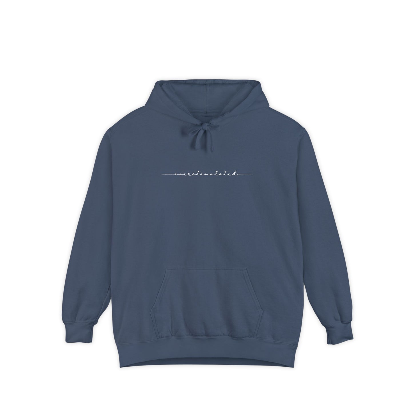 Classic White Hoodie — Garment-Dyed Unisex Pullover