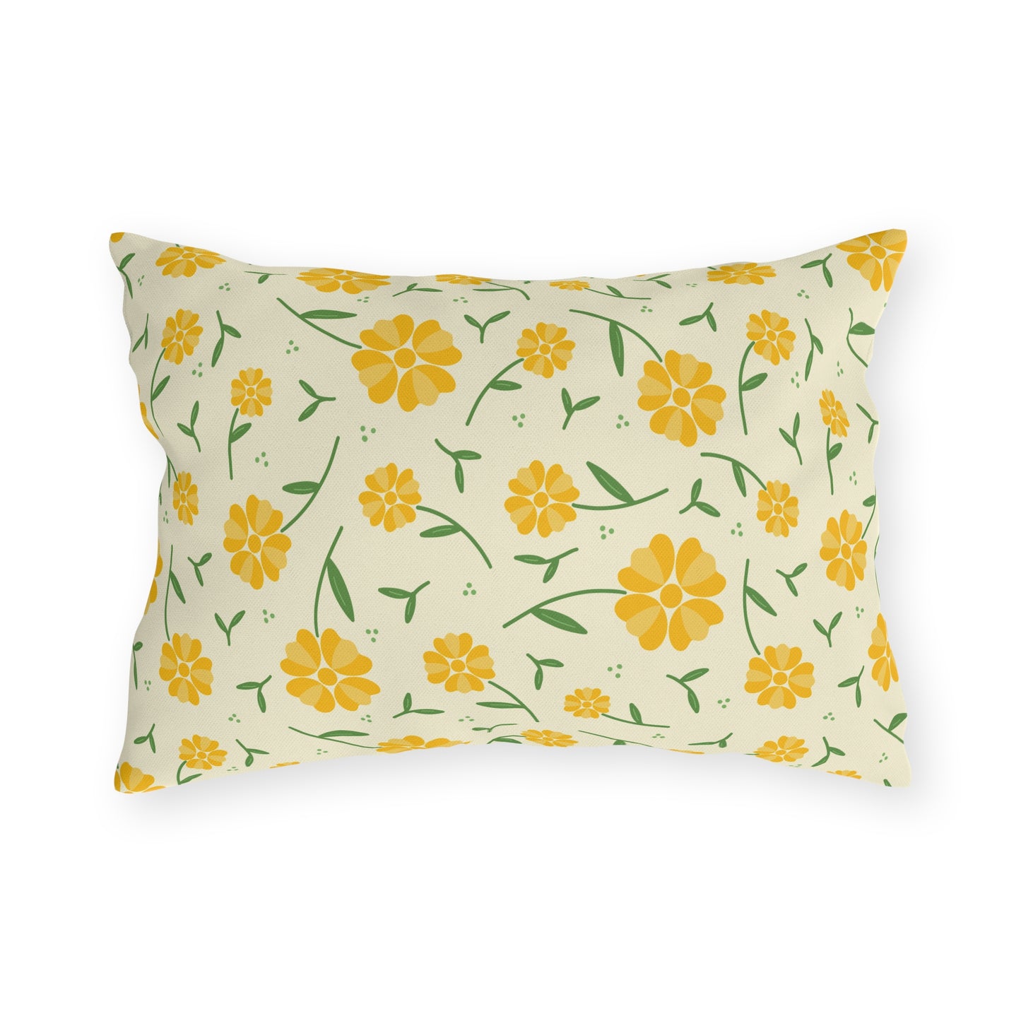 Bright Floral Outdoor Pillow - Garden Decor, Patio Cushion, Summer Vibes, Home Makeover, Gift for Garden Lovers