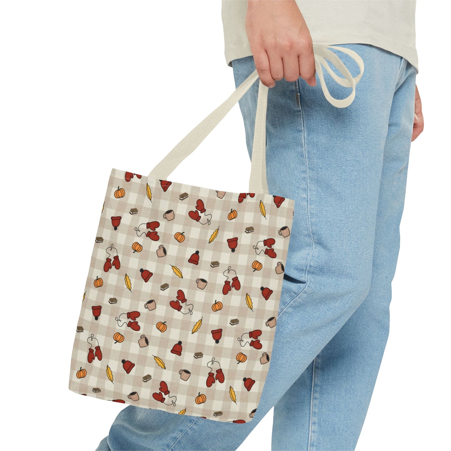 Autumn-Themed Tote Bag, Stylish Grocery Bag, Fall Accessory, Nature Lover Gift, S seasonal Fashion